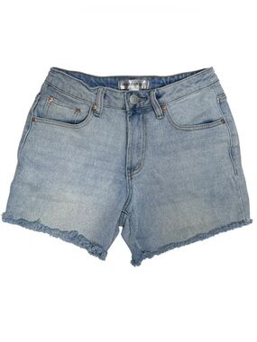 Madden Girl Light Wash Distressed Denim Shorts Size 3